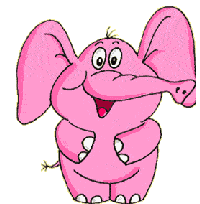 Gif animé coeur éléphant
